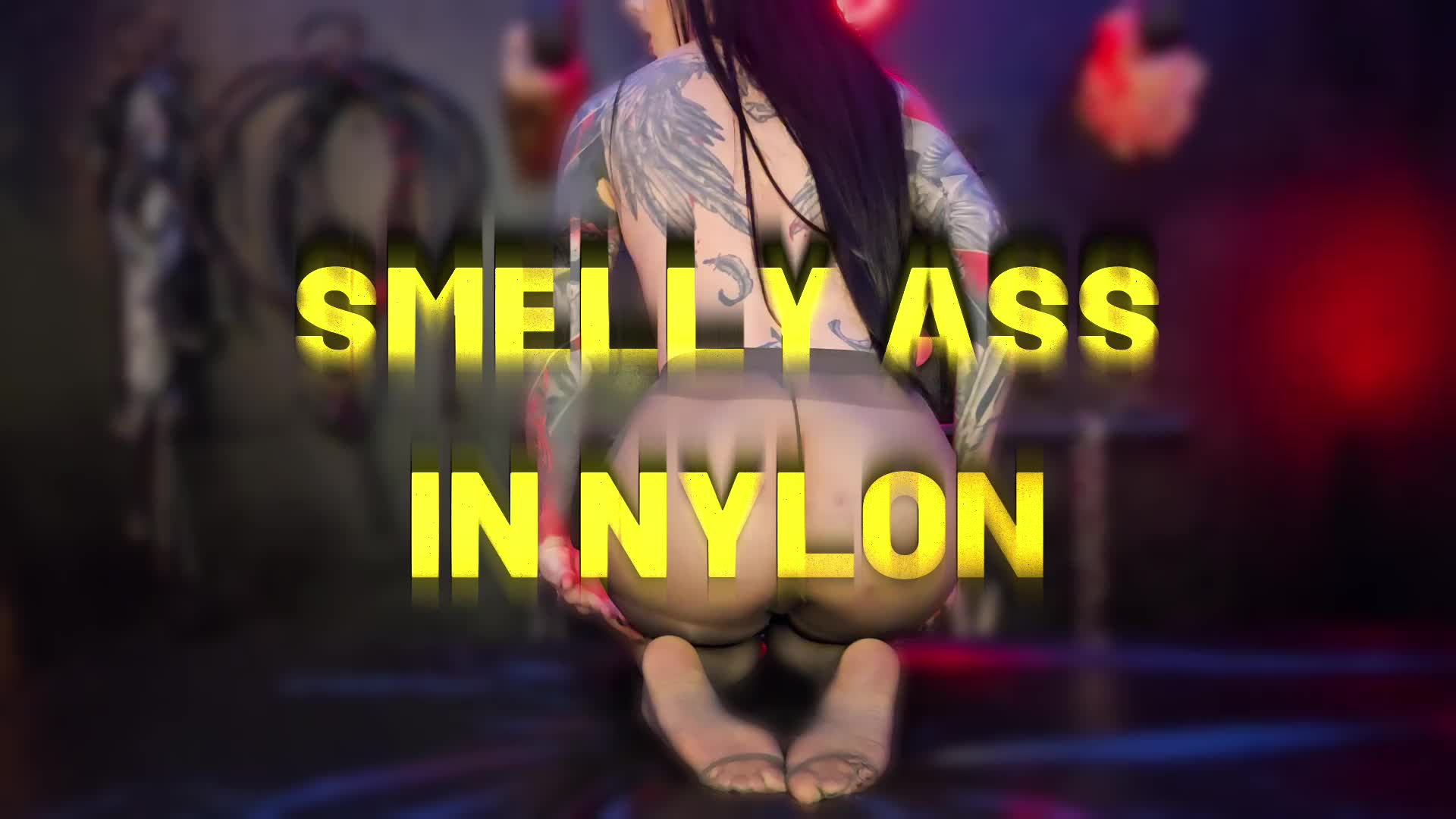 Mistress Nyx- Smelly Ass In Nylon (Eng Sub)