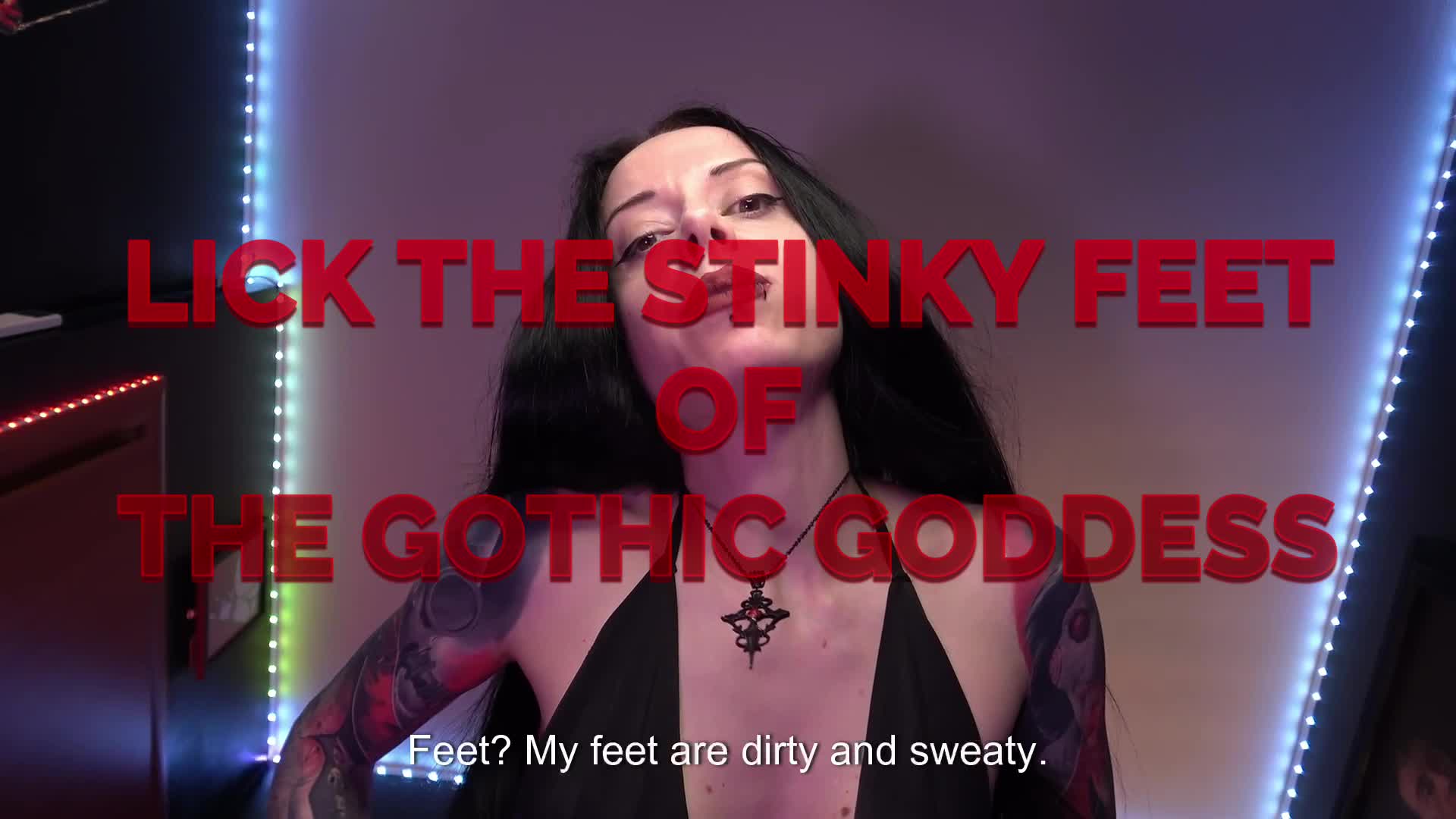 Mistress Nyx- Lick The Stinky Feetof The Gothic Goddess (Eng Sub)