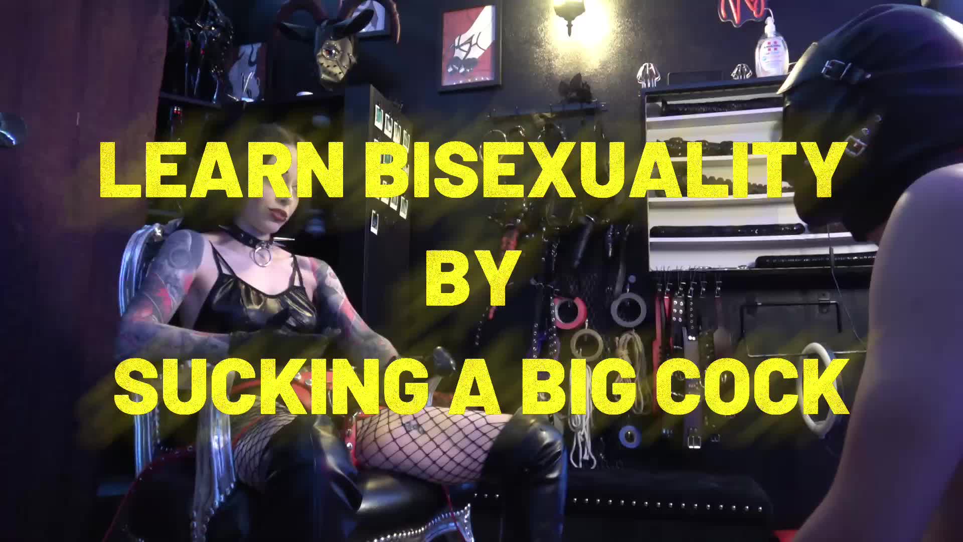 Mistress Nyx- Learn Bisexuality By Sucking A Big Cock