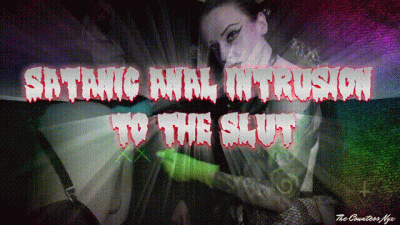 Mistress Nyx Satanic Anal Intrusion To The Slut