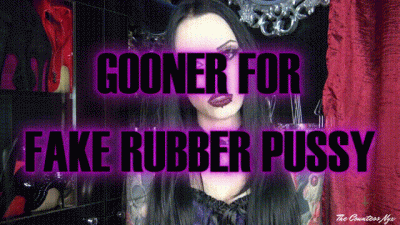 Mistress Nyx Gooner For Fake Rubber Pussy