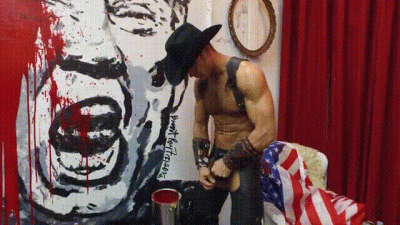 Trump Leather Cum Show