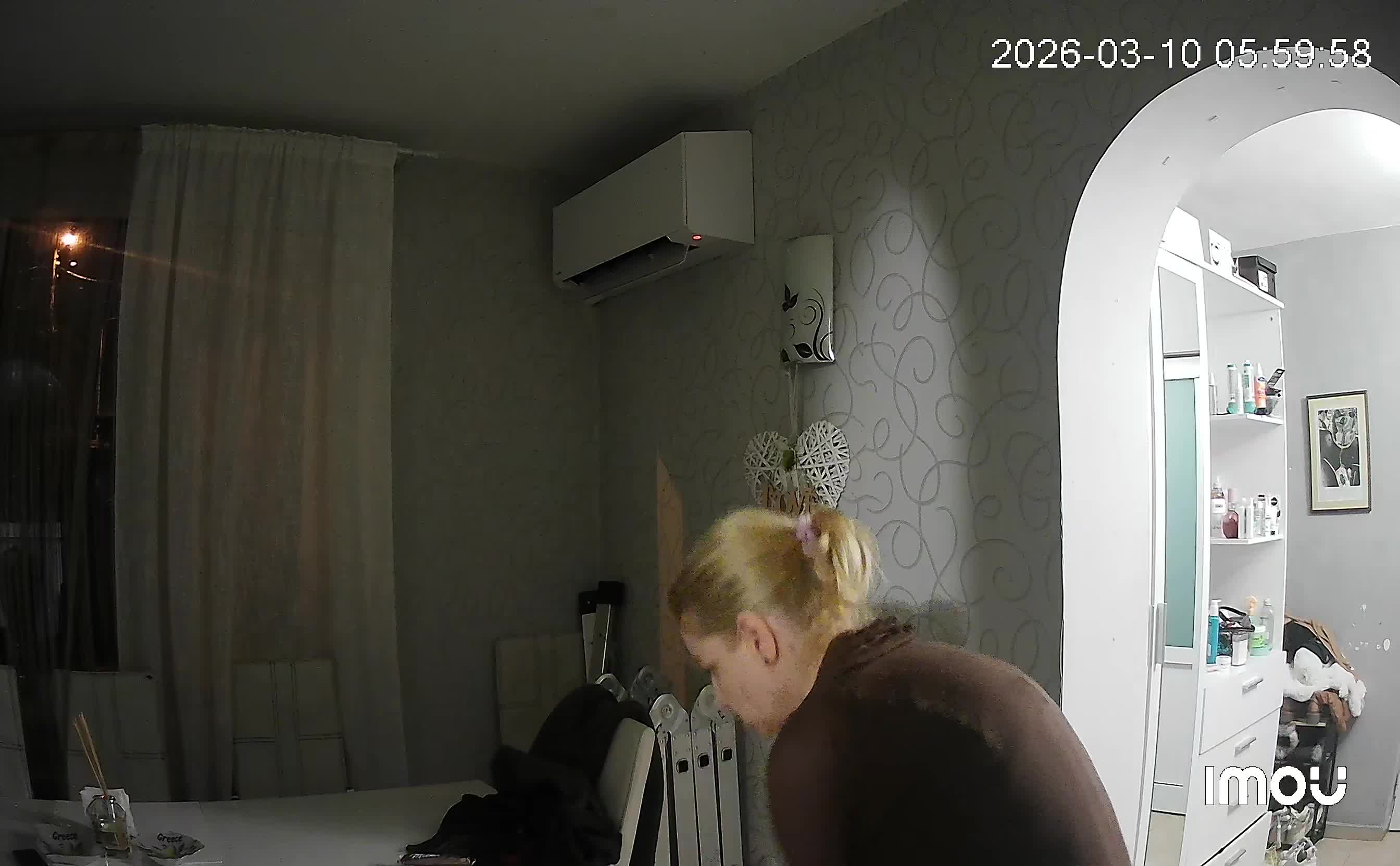 Security Cam Voyeur: Watch Me Strip & Head To The Shower