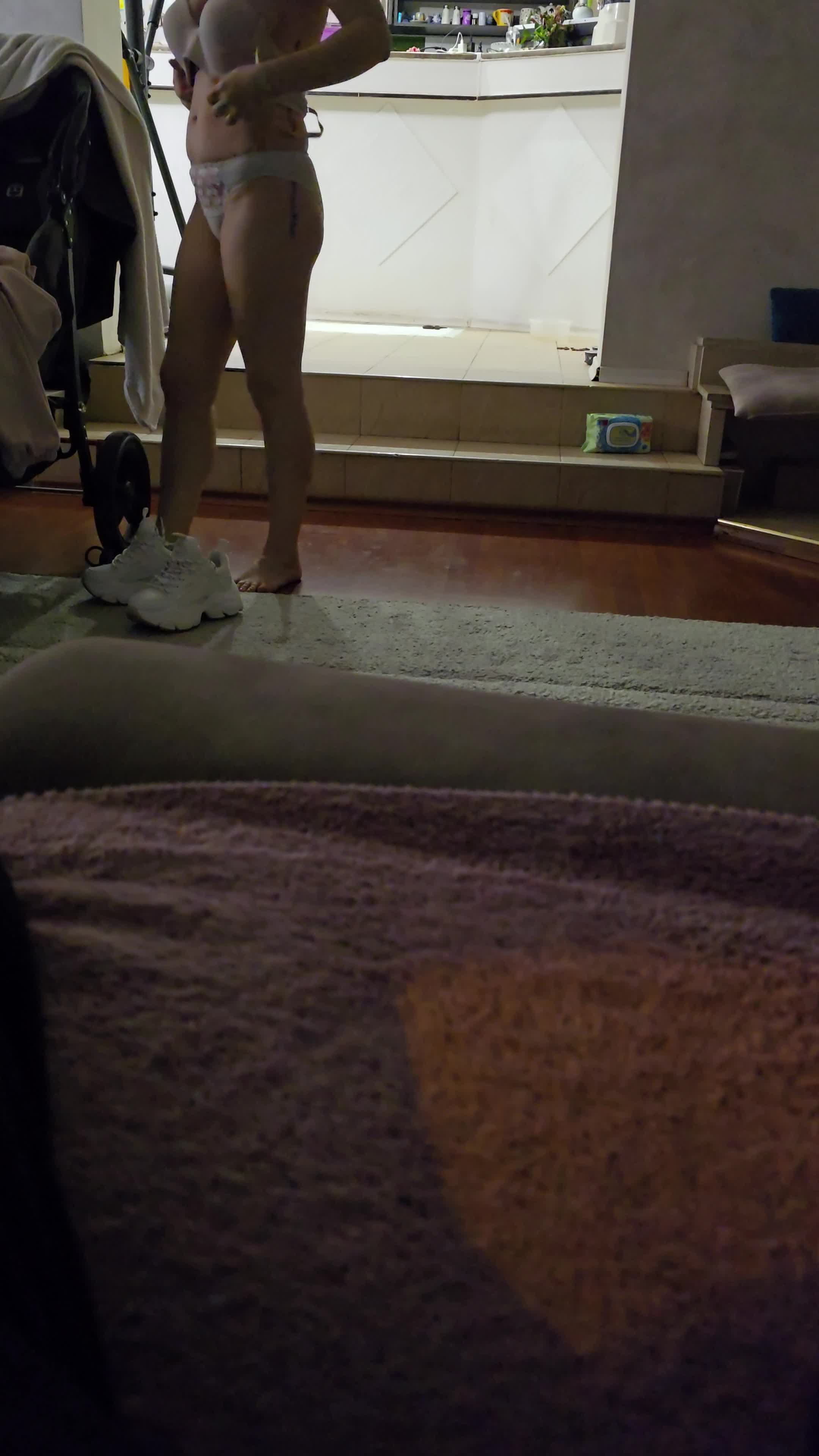 Alpha Voyeur POV: Secretly Filming My Naked 39Yo MILF Goddess