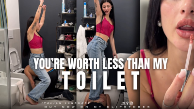 You're Worth Less Than My Toilet