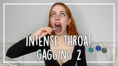 Intense Throat Gagging