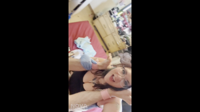 Bratty BBW Femdom Pegs And Ruins Sub's Orgasm Three Times In Bondage