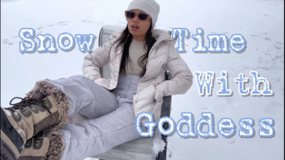 Snow Time With Goddess