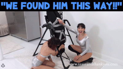 Abandoned Inverted Slave Tease With Skylar
