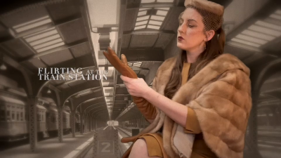 Flirting At The Train Station