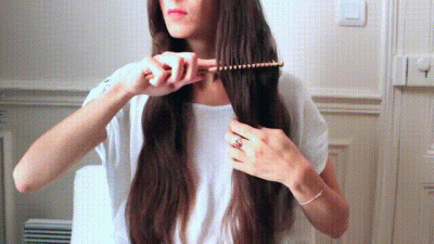 Brushing And Oiling My Royal Hair