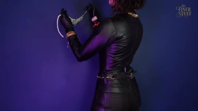 Cat Womans Leather Collar [Femdom Super Villain Role Play]