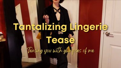 Tantalizing Lingerie Tease