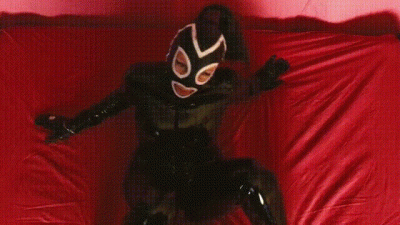 Teasing In My New Catsuit And Mask