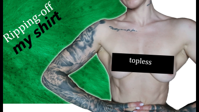 Ripping Off My T Shirt