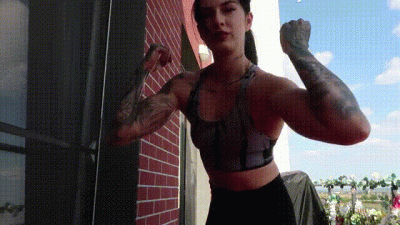 Biceps Workout On My Balcony