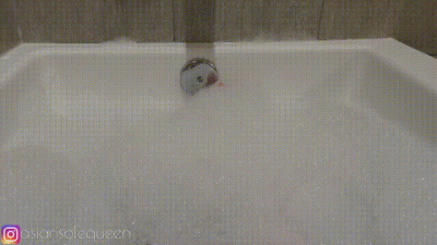 Bubble Bath Foot Tease