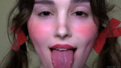 Tongue Out Eye-Contact