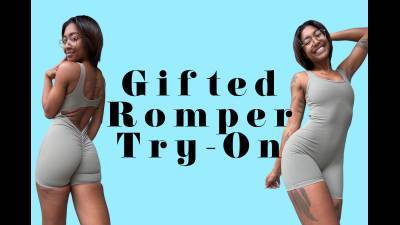 Gifted Romper Try-On