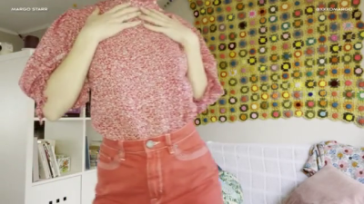 Valentines Day Clothing Try-On