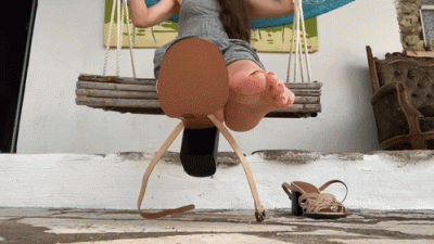 Sexy Soles In Sandal's Barefoot Tease
