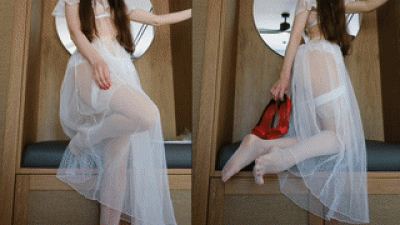 Marry Me! Your Bride In La Perla Stockings And Lingerie