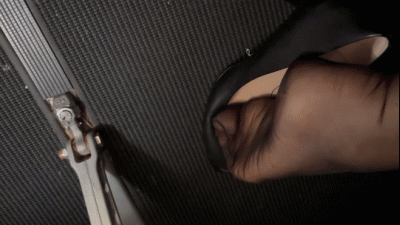 Black Hose In Black Shoes Stewardess Tease [Shortversion]