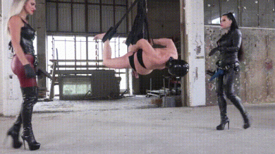 Prone Position Fucked While Hanging