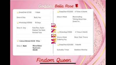 Findom Queen Bella Rose