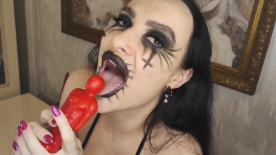 Satanic Demon Witch Summons Satan With Black Magic Rituals And Infuses Him Into Your Body To Fuck The Dark Lord