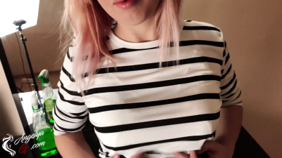 Blonde Rubbed Windows And Got Big Dick