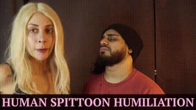 Human Spittoon Humiliation {HD 1080P}