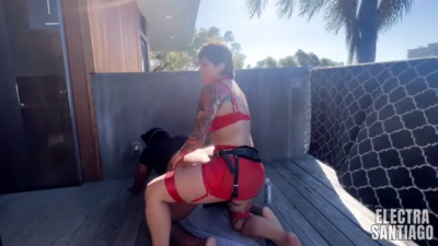 Fucking His Ass Outdoors