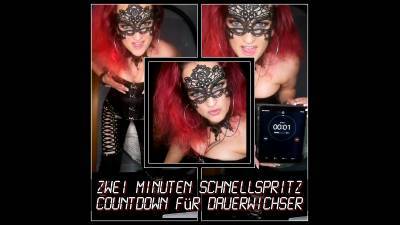 Der Zwei Minuten Schnellspritz-Countdown Fur Dauerwichser