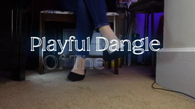 Playfully Dangling My Flats
