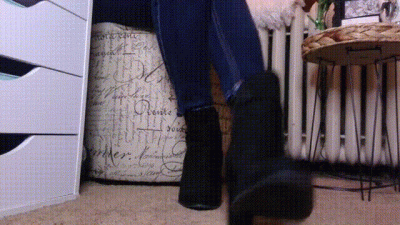 Taking My Booties Off