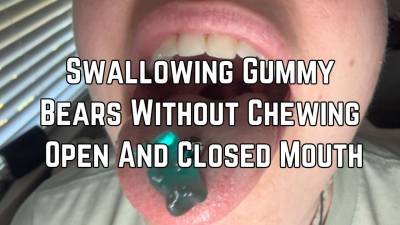 Swallowing Gummy Bears Without Chewing