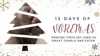 Peeping Tinys Get Caught In Pubic Hair And Eaten-- Yoga Vore