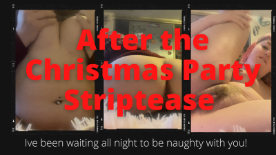 Post Christmas Party Striptease