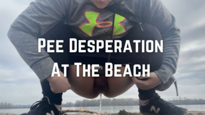 Desperate To Piss At The Beach
