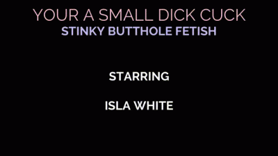 You're A Small Dick Cuck Stinky Butthole Fetish
