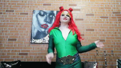Poison Ivy Striptease,Tricky Humiliate U In Romanian Dirty Language After When U Find Out U Fuck Her,Cosplay,Bouncing Boobs
