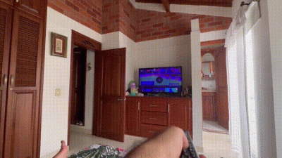 I Get Paused With The Remote Control And Get A Facial