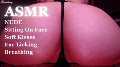 Girlfriend Sits On Your Face ASMR Soft Kisses And Ear Licks