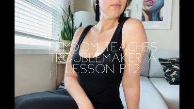Femdom Teaches Young Troublemaker A Lesson Pt2