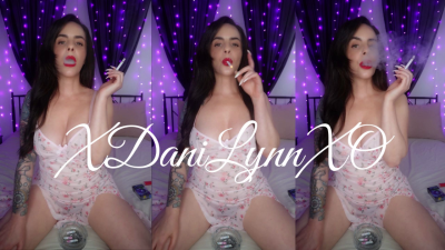 Smoking Camel Crush Wearing Sexy Lingerie
