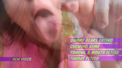 Gummy Bears Eating And Chewing ASMR