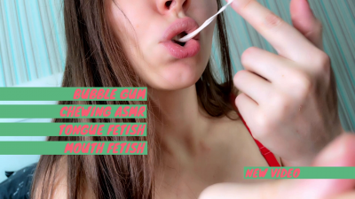 Bubble Gum Chewing ASMR
