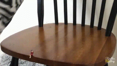 Gassy Giantess Sits On Tiny Woman