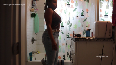 Getting Dressed And Styling Afro